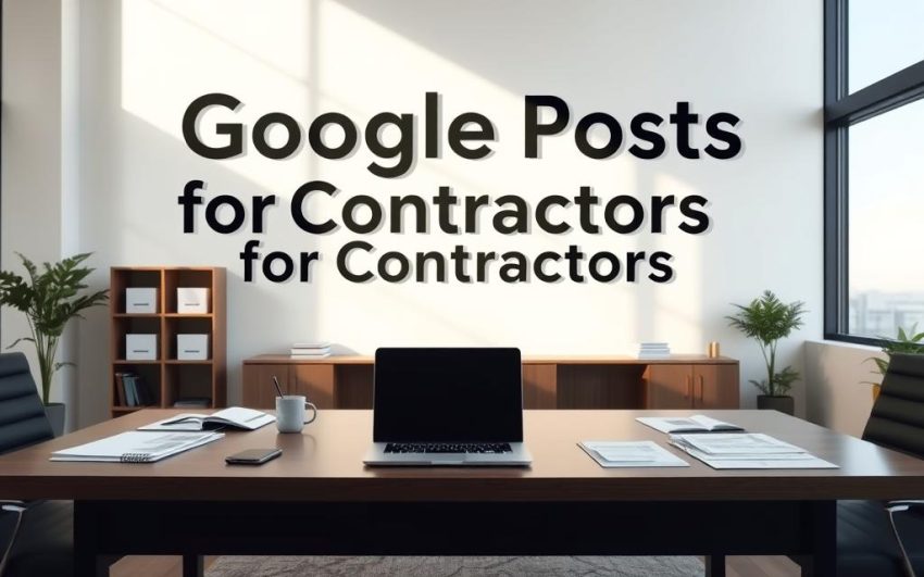 How to use Google Posts for contractor local SEO