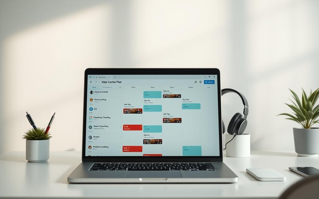 consistent video content calendar