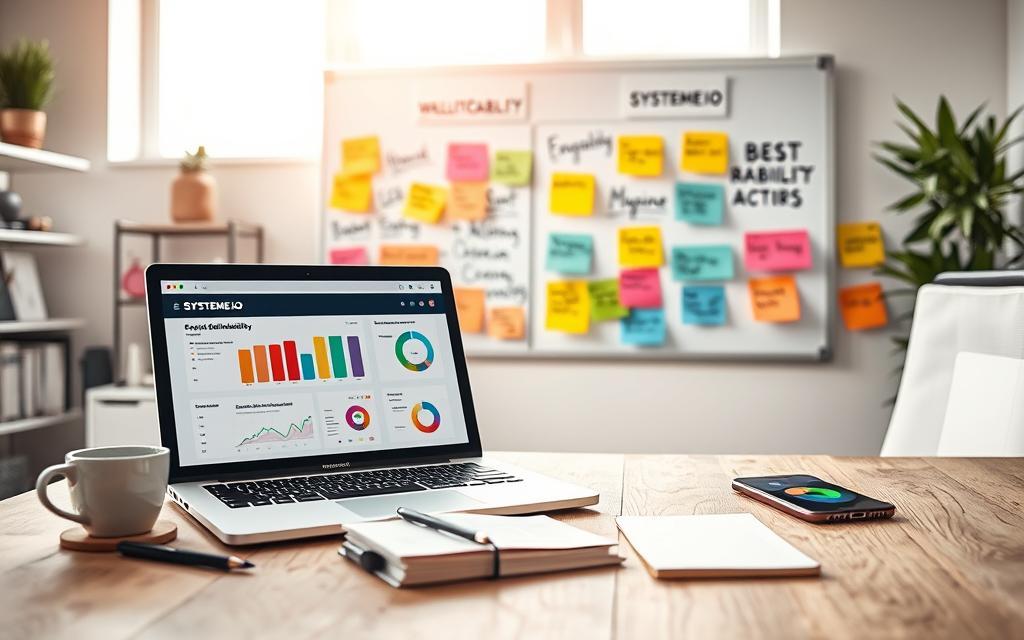 Strategic Deliverability Management Digital workspace showcasing email deliverability best practices.