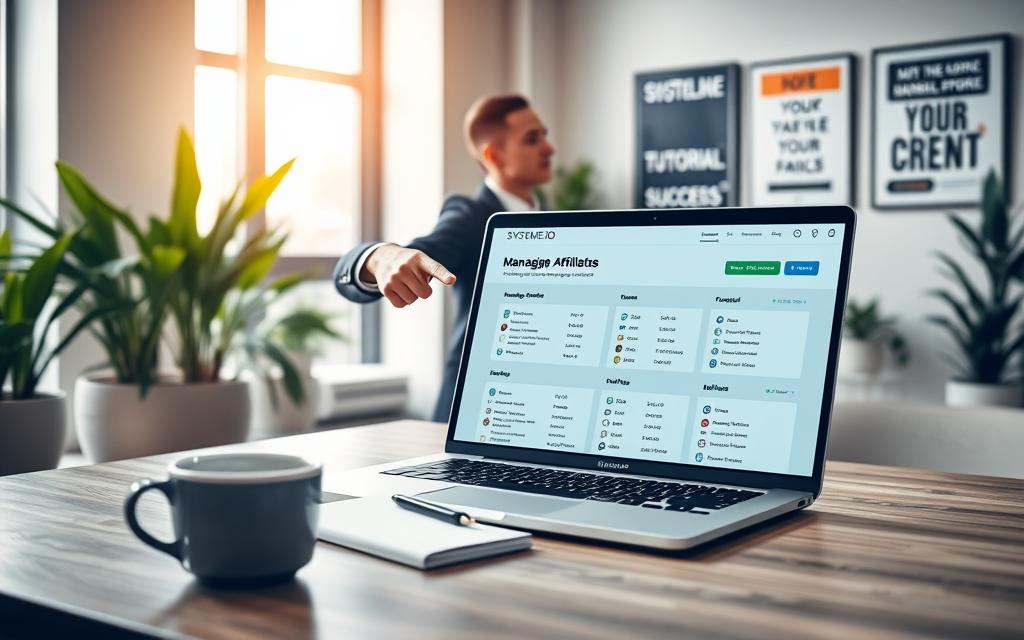 Systeme.io Affiliate Management Interface Systeme io tutorial for beginners