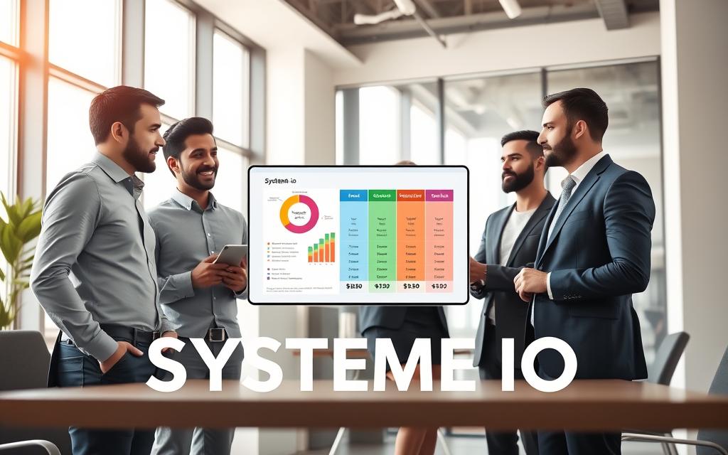 Systeme io Pricing Plans vs GoHighLevel Kajabi and ClickFunnels Pricing Comparison