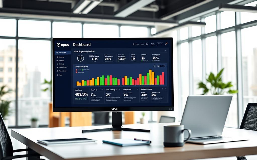 A modern software dashboard showing video analytics and AI clipping progress.